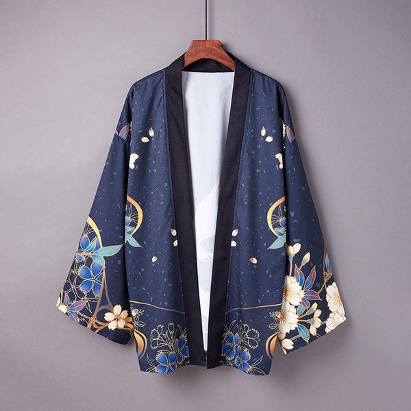 Haku Digital Printed Kimono Cape Coat Pajamas Cardigan - Super Amazing Store