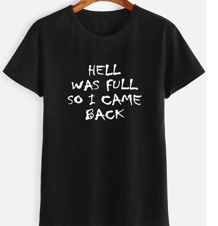 HELL WAS FULL Ebay Short Sleeve Top - Super Amazing Store