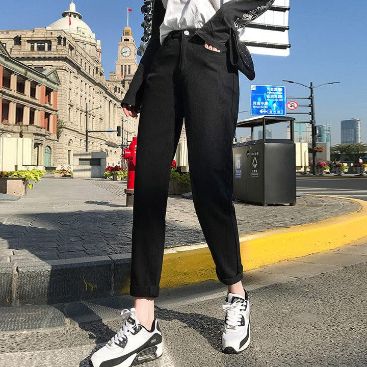 High-Waisted Pants For Women Casual Jeans Fashion Denim Trouser Streetwear - Super Amazing Store