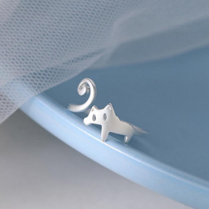 Kitten Ring Girl Cute Frosted - Super Amazing Store