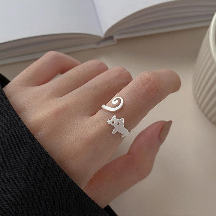 Kitten Ring Girl Cute Frosted - Super Amazing Store