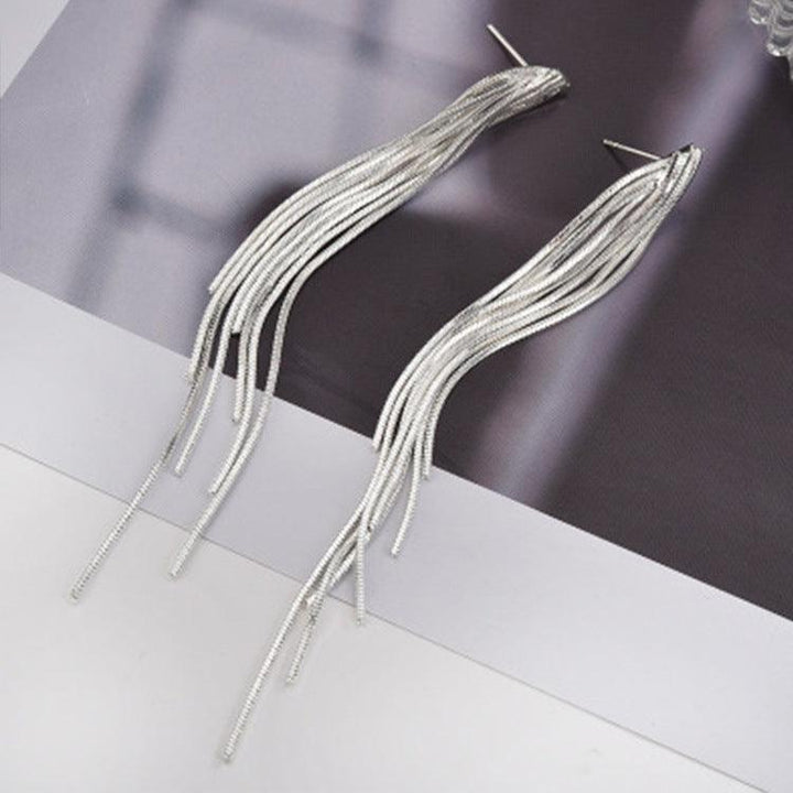 Long Fringe Earrings Female Accessories - Super Amazing Store