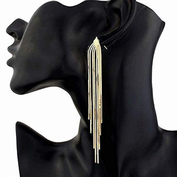 Long Fringe Earrings Female Accessories - Super Amazing Store