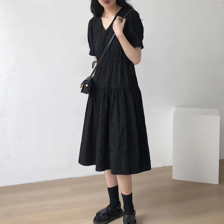 Loose Black Dress With A Premium Feel - Super Amazing Store