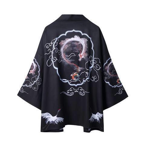 Loose Fitting Men's And Women's Quarter Sleeved Kimono Jacket - Super Amazing Store