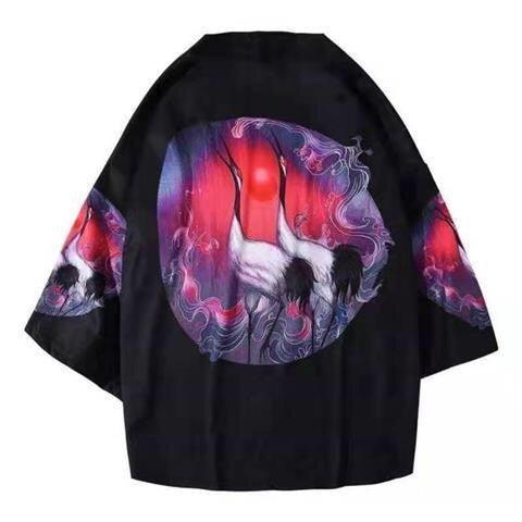 Loose Fitting Men's And Women's Quarter Sleeved Kimono Jacket - Super Amazing Store