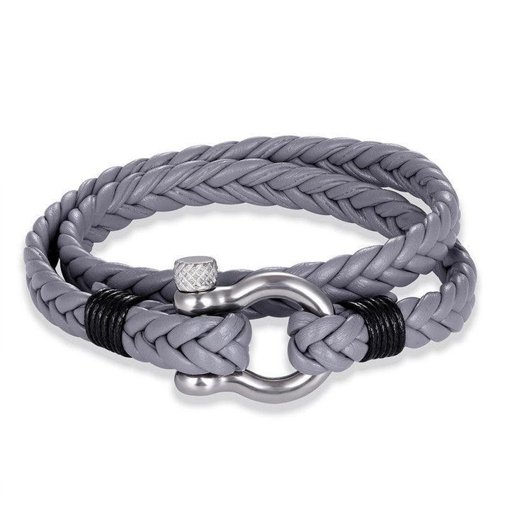 Men And Women All-matching Multi-layer Woven Leather Bracelet - Super Amazing Store