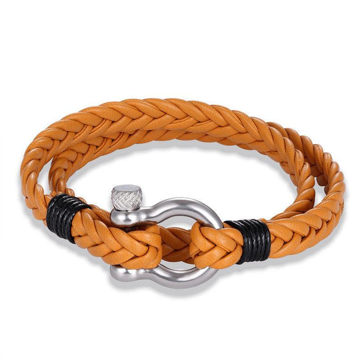 Men And Women All-matching Multi-layer Woven Leather Bracelet - Super Amazing Store