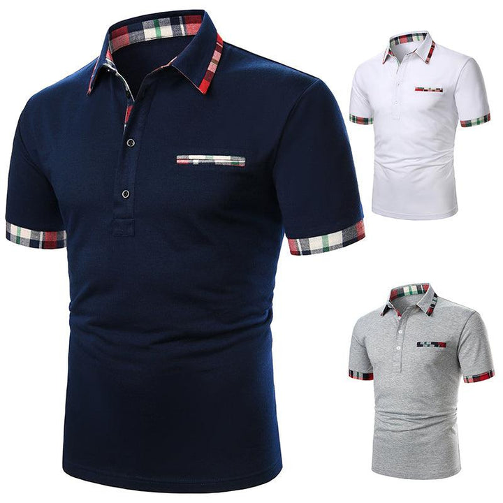Men Polo Men Shirt Short Sleeve Polo Shirt - Super Amazing Store