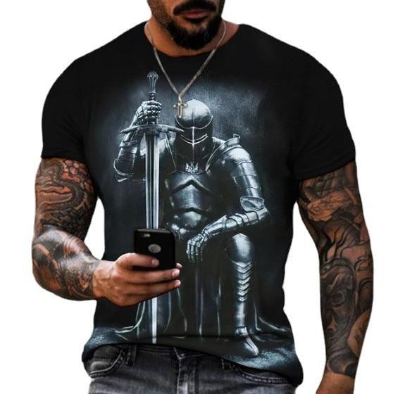 Men's 3D Printed Short Sleeve T-shirt Top - Super Amazing Store