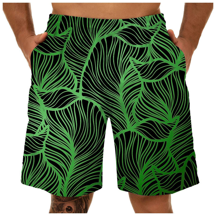 Men's Fashion Casual Print Sports Quick Dry Beach Pants - Super Amazing Store