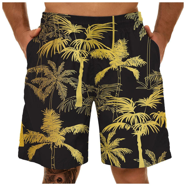 Men's Fashion Casual Print Sports Quick Dry Beach Pants - Super Amazing Store