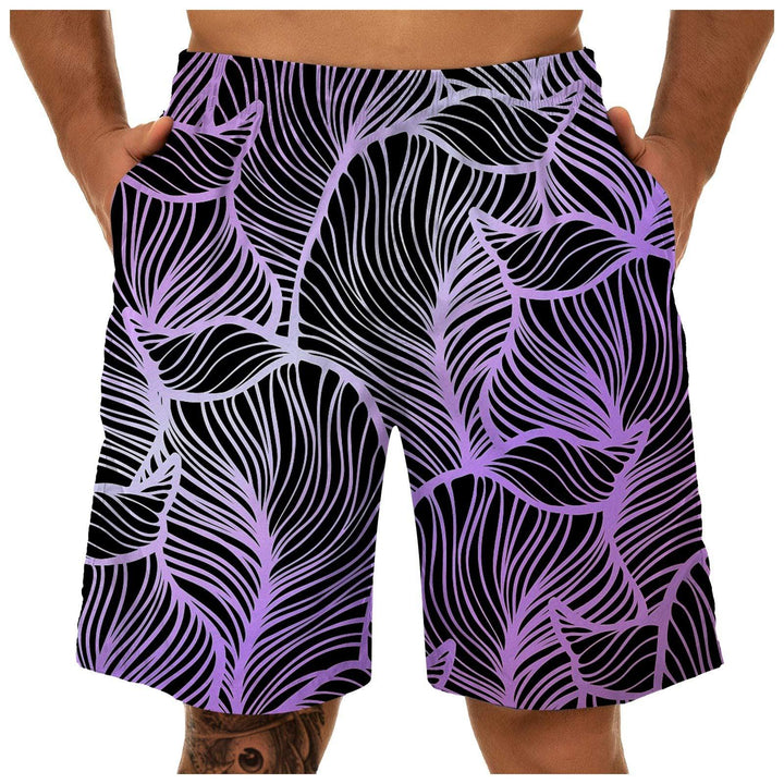 Men's Fashion Casual Print Sports Quick Dry Beach Pants - Super Amazing Store