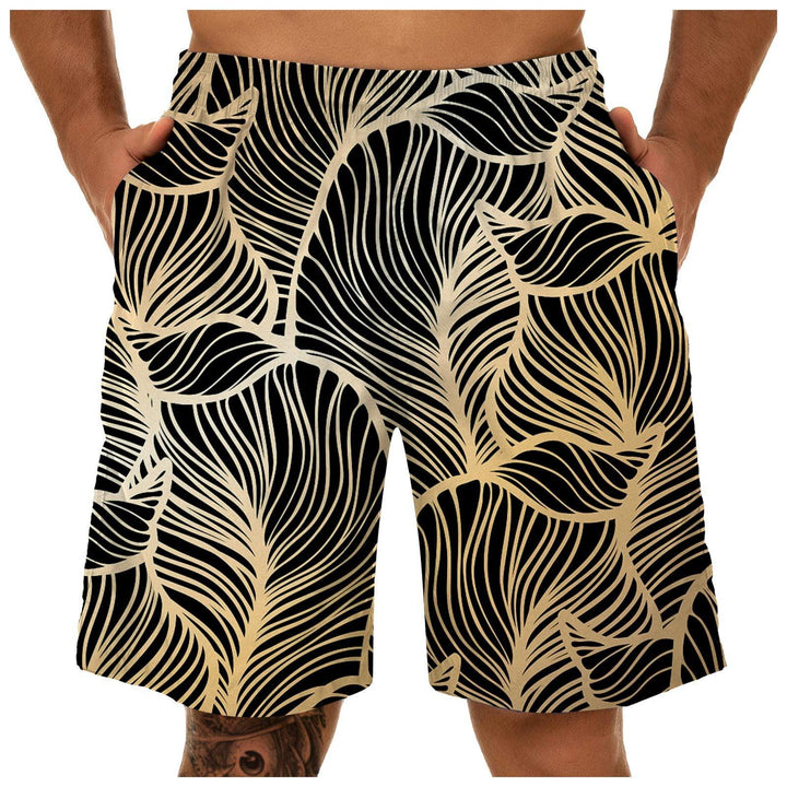 Men's Fashion Casual Print Sports Quick Dry Beach Pants - Super Amazing Store