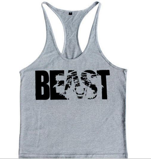 Men's Fitness Sports Printed Tank Top - Super Amazing Store
