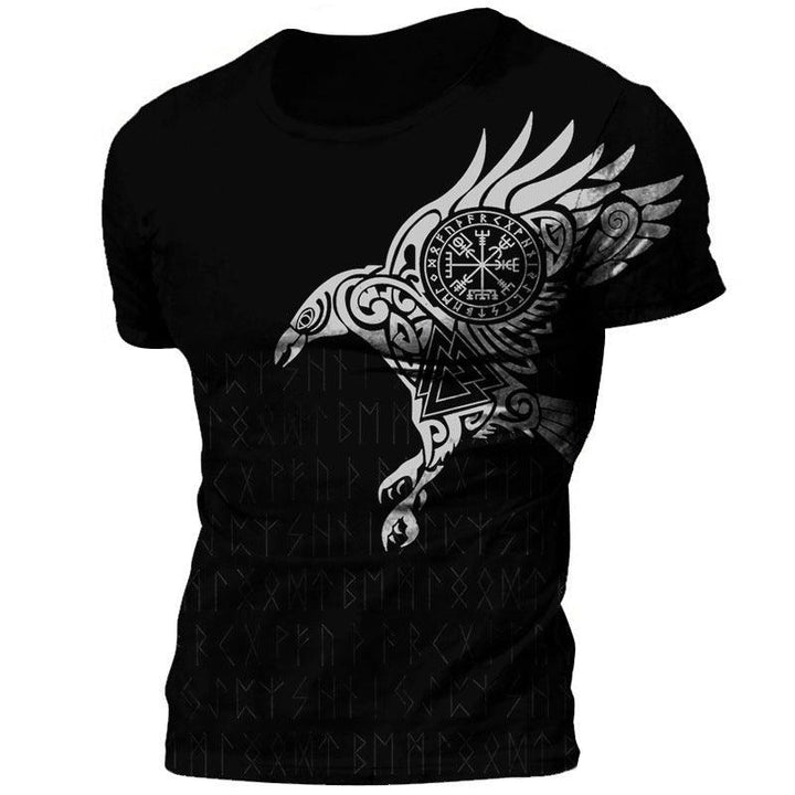 Men's Short-sleeved Shirt With Digital Printing - Super Amazing Store