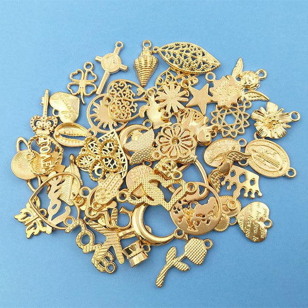 Mixed Alloy Decorative Flowers Butterfly Diy Bracelet Pendant - Super Amazing Store