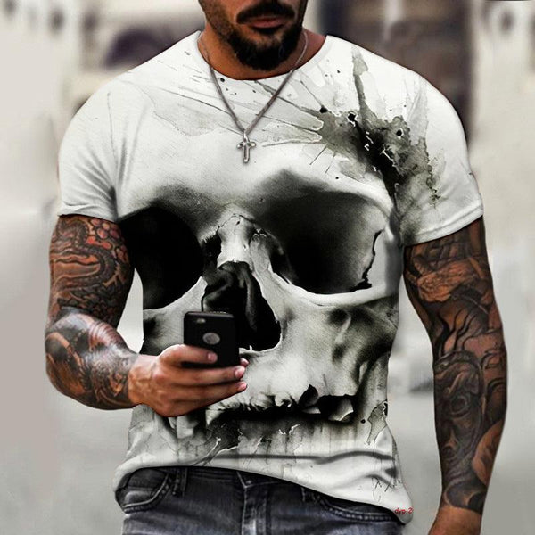 Summer Horror Skull 3d Men's T-shirt - Super Amazing Store