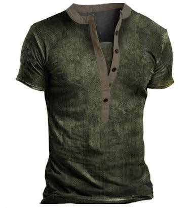 Printed Casual Short Sleeved T-shirt For Men - Super Amazing Store