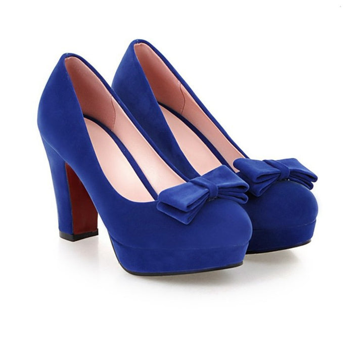 Platform Bow High Heels - Super Amazing Store