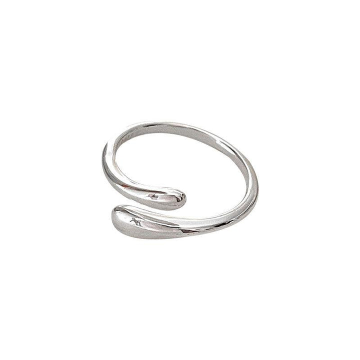 S925 Sterling Silver Drop-shaped Open Ring - Super Amazing Store