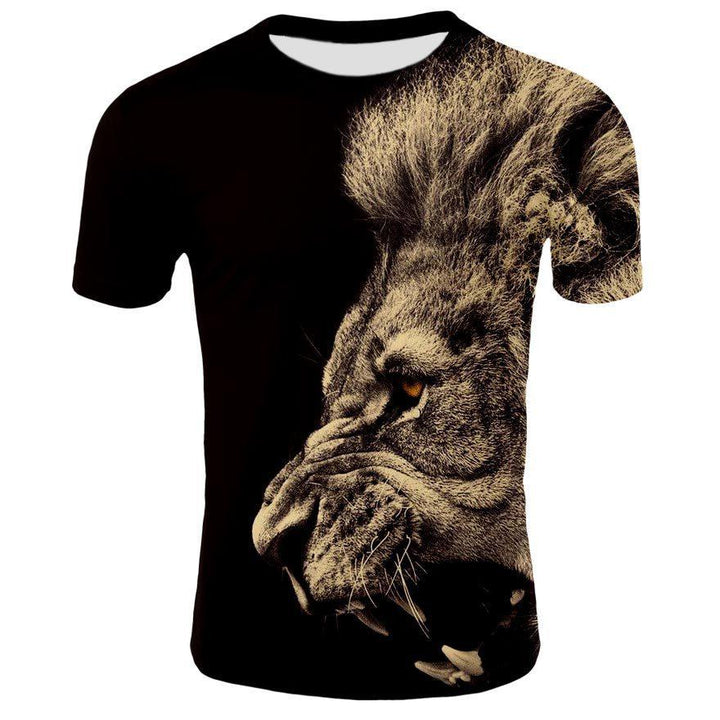 Selling 3d Men's T-shirt Animal Lion Cool - Super Amazing Store