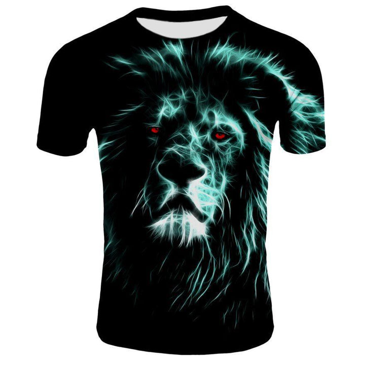 Selling 3d Men's T-shirt Animal Lion Cool - Super Amazing Store