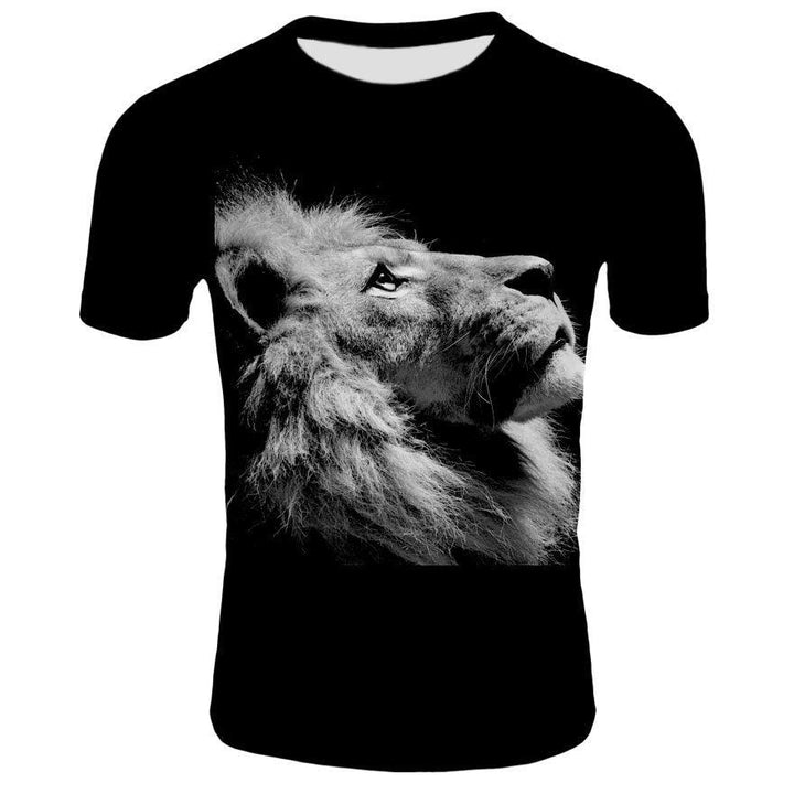 Selling 3d Men's T-shirt Animal Lion Cool - Super Amazing Store