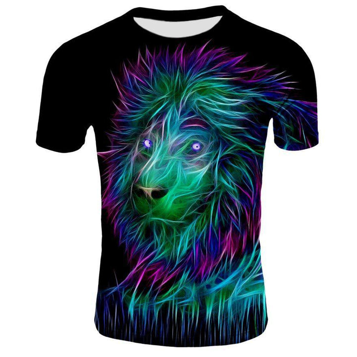 Selling 3d Men's T-shirt Animal Lion Cool - Super Amazing Store