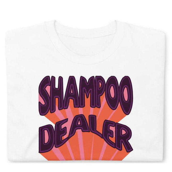 Shampoo Dealers Retro T-shirt Printing Casual Round Neck Short Sleeves - Super Amazing Store