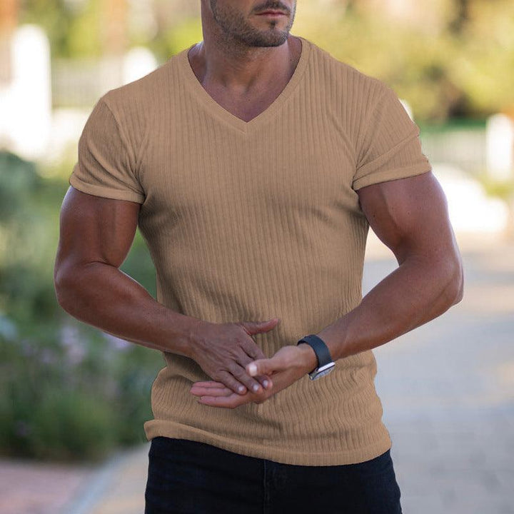 Sports Fitness Casual Short Sleeved Men's Clothing - Super Amazing Store