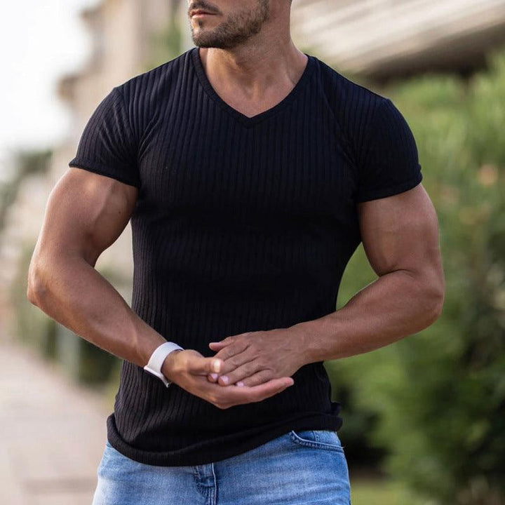 Sports Fitness Casual Short Sleeved Men's Clothing - Super Amazing Store