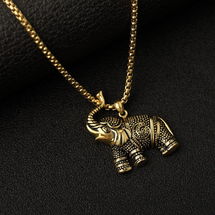 Stainless Steel Elephant Pendant Necklace Accessories - Super Amazing Store