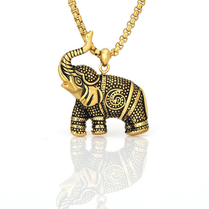 Stainless Steel Elephant Pendant Necklace Accessories - Super Amazing Store