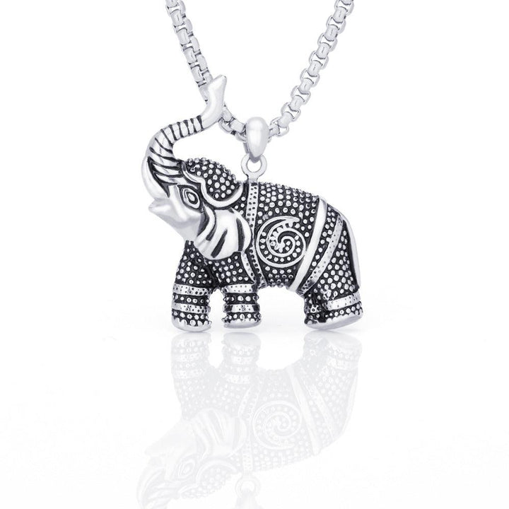 Stainless Steel Elephant Pendant Necklace Accessories - Super Amazing Store