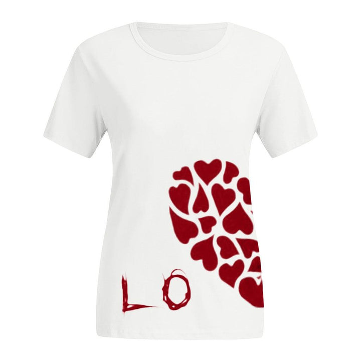 Summer Lettering Casual Short Sleeved Top - Super Amazing Store