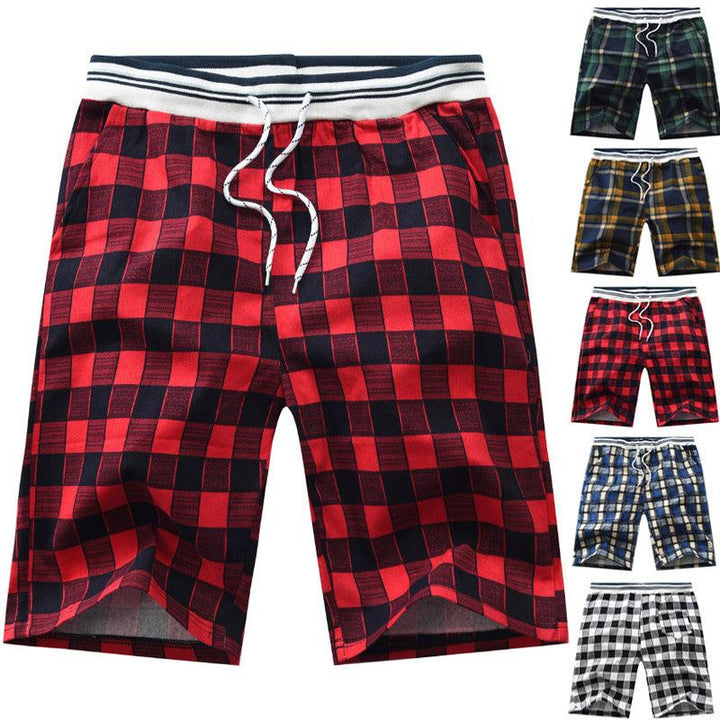 Summer Plaid Men's Casual Shorts - Super Amazing Store