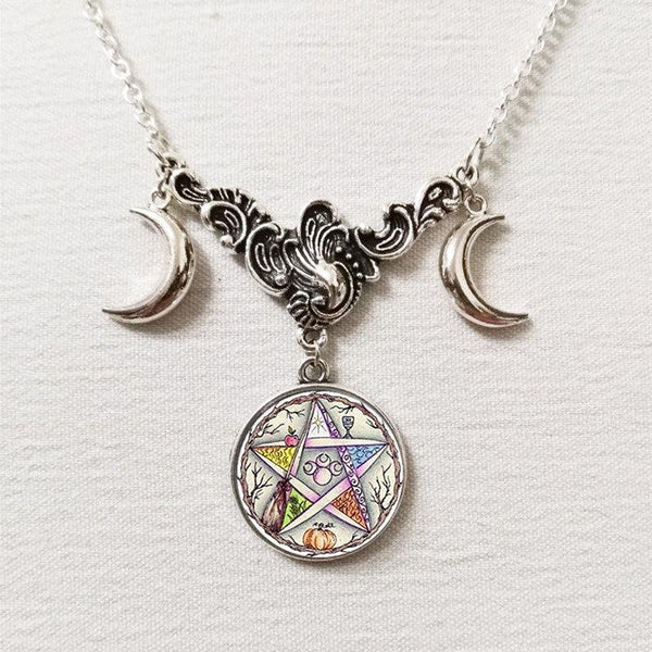 Triple Moon Silver Necklace - Super Amazing Store