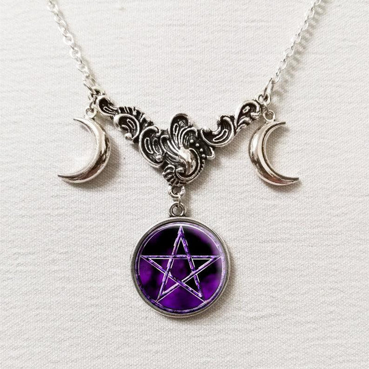 Triple Moon Silver Necklace - Super Amazing Store