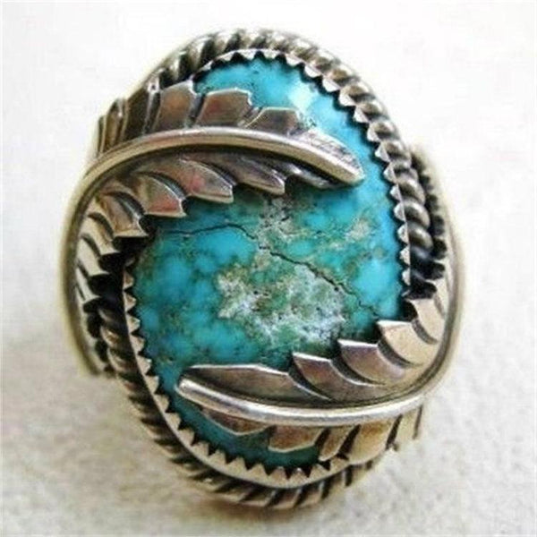 Women's Fashion Inlaid Green Turquoise Ring - Super Amazing Store