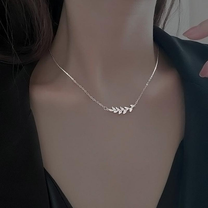 Women's Fashion Olive Leaf Pendant Necklace - Super Amazing Store