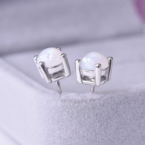 Women's Fashion Opal Eight Claw Inlaid Ear Studs - Super Amazing Store