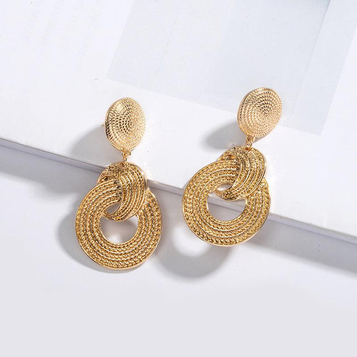 Women's Multi-circle Atmosphere Circle Earrings - Super Amazing Store