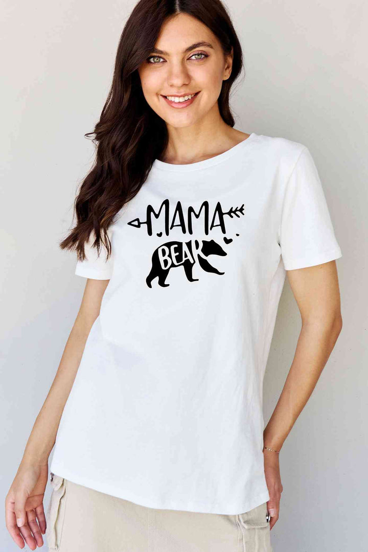 Simply Love Full Size MAMA BEAR Graphic Cotton T-Shirt Trendsi