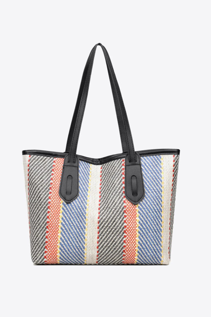 Multicolored PU Leather Tote Bag - Super Amazing Store