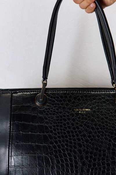 David Jones Texture PU Leather Handbag Trendsi