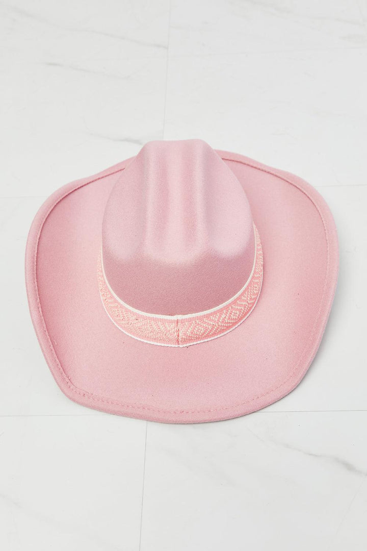 Fame Western Cutie Cowboy Hat in Pink - Super Amazing Store