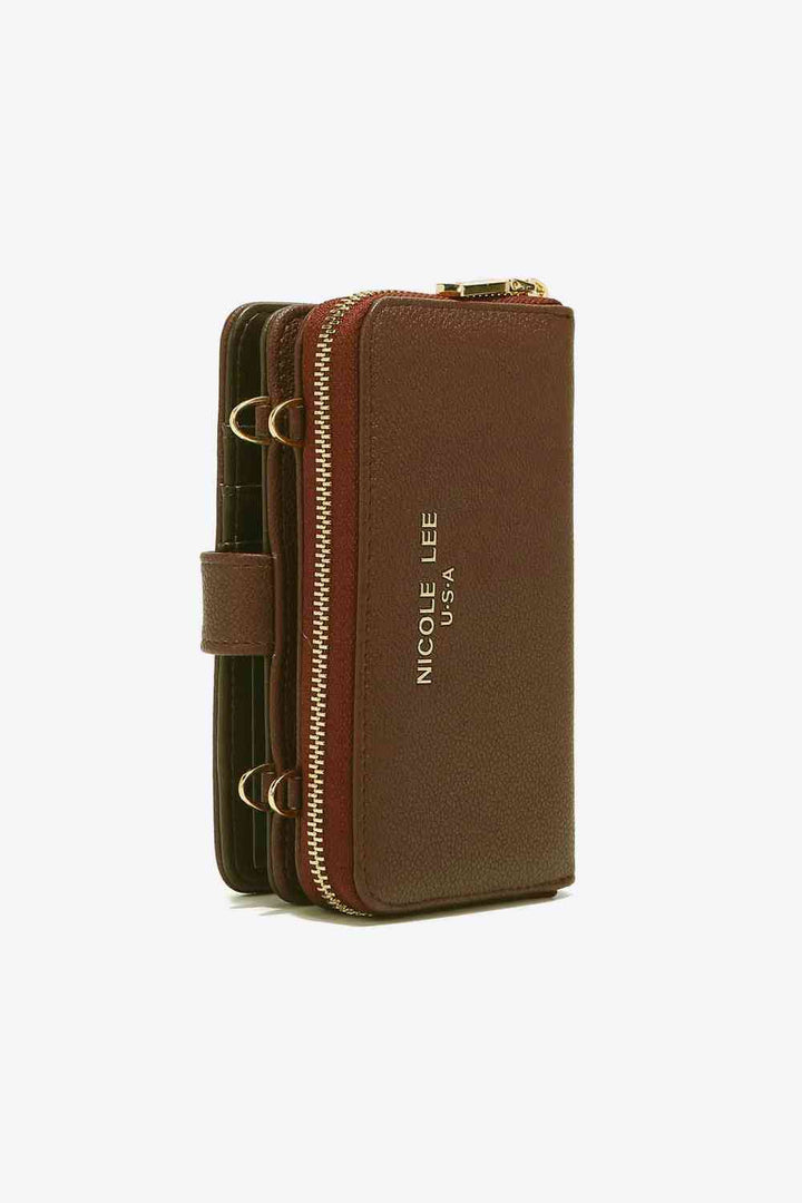 Nicole Lee USA Two-Piece Crossbody Phone Case Wallet Trendsi