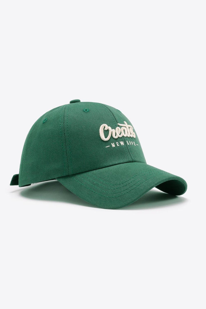 CREATE NEW LIFE Adjustable Cotton Baseball Cap - Super Amazing Store