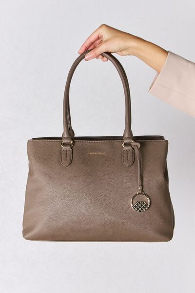 David Jones Structured Leather Handbag Trendsi